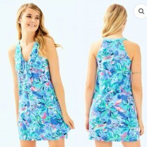 📚 Lilly Pulitzer Pink and Blue Patterned Dress BOOK SALE